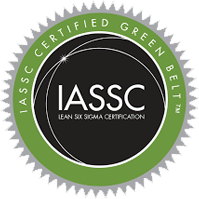 IASSC Lean Six Sigma Green Belt certification badge